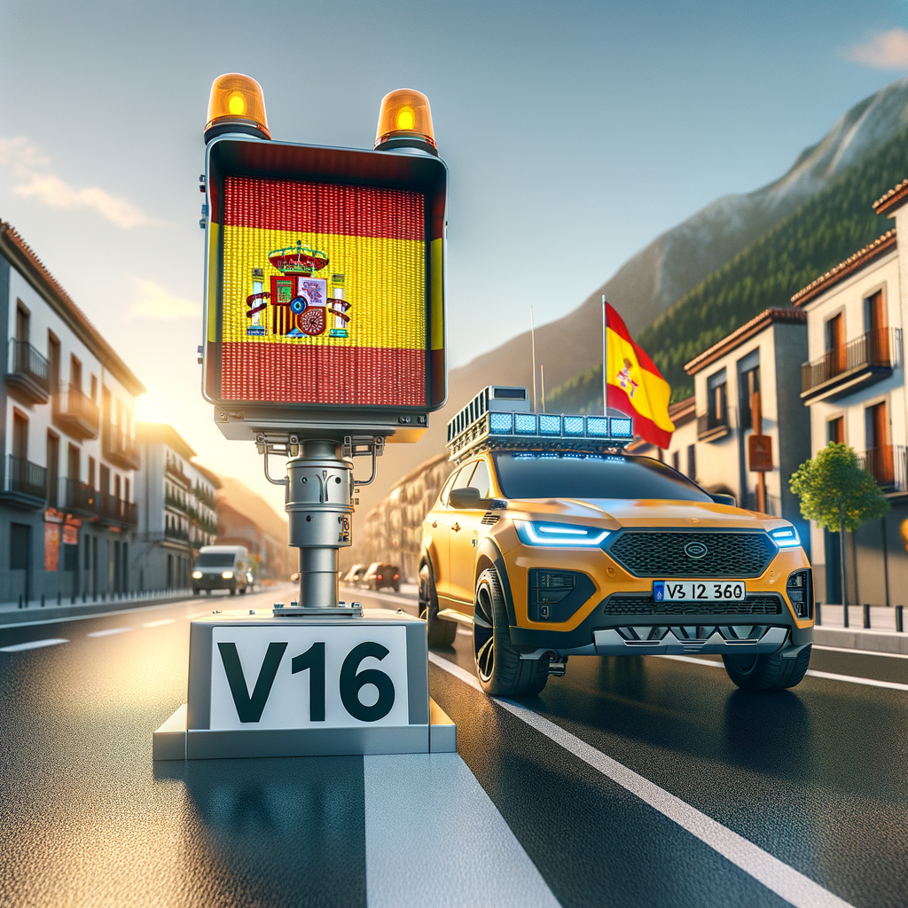 diferencia baliza analogica conectada dgt - V16 Seguridad