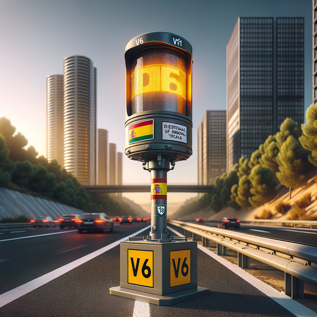 diferencia baliza triangulo emergencia - V16 Seguridad