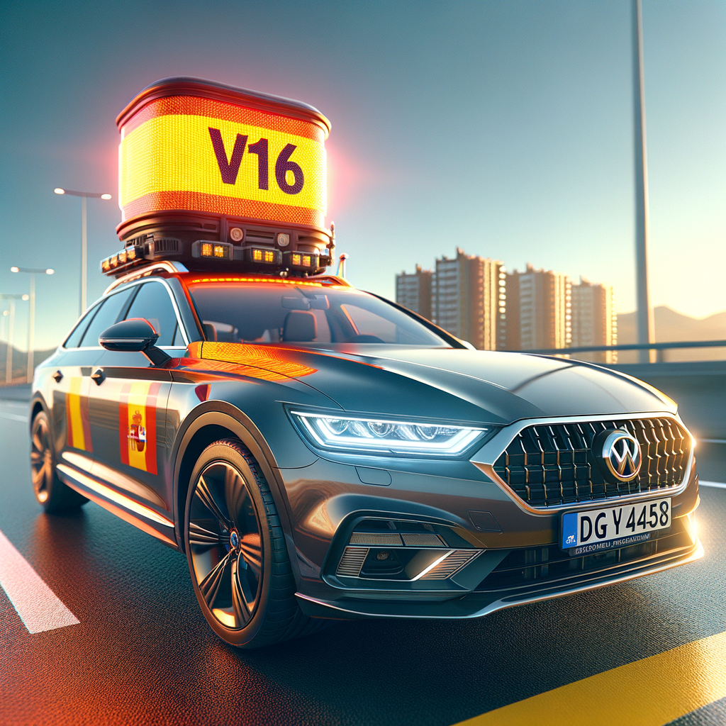 multa no llevar baliza 2026 - V16 Seguridad