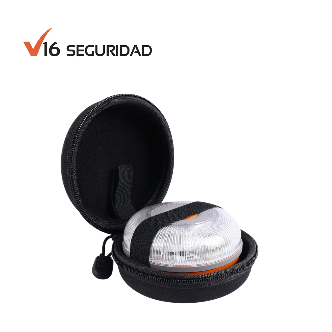 Funda Rígida Antigolpes para Baliza V16 – Negra V16 Seguridad