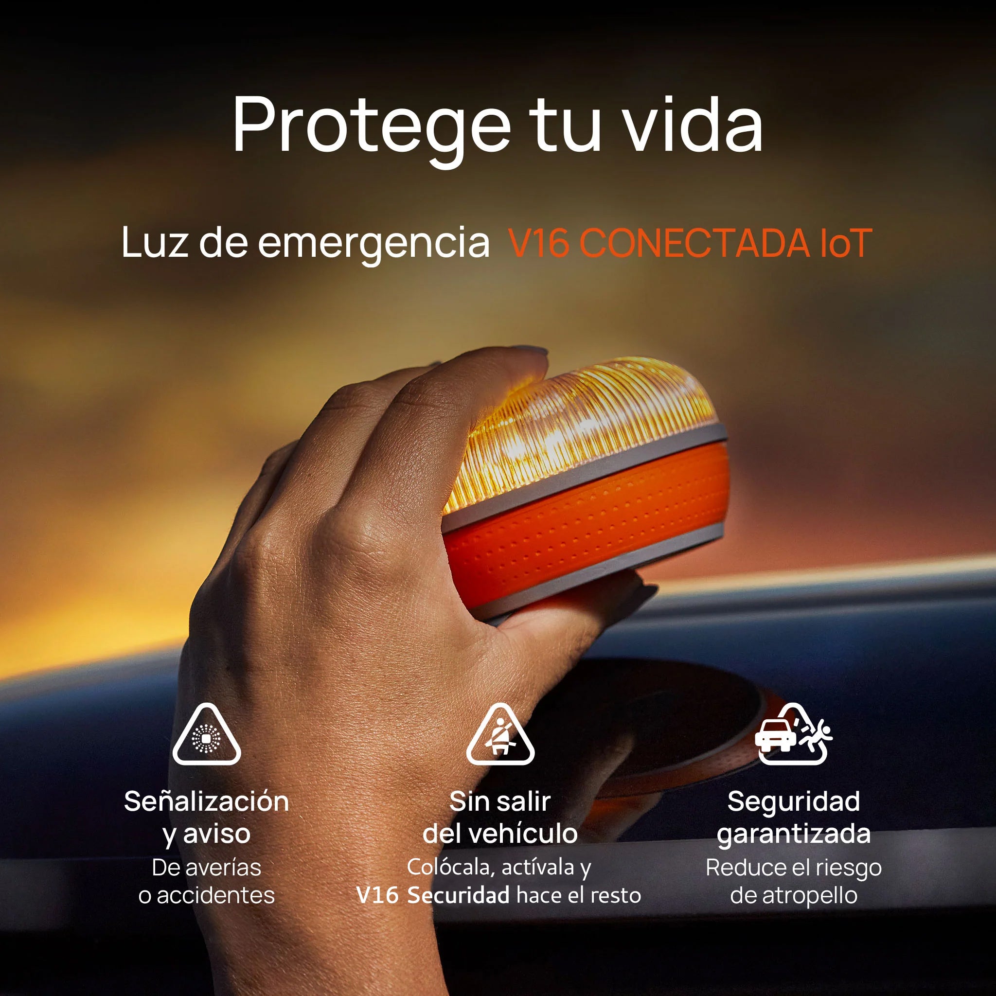 Baliza V16 Seguridad SOS IoT Conectada