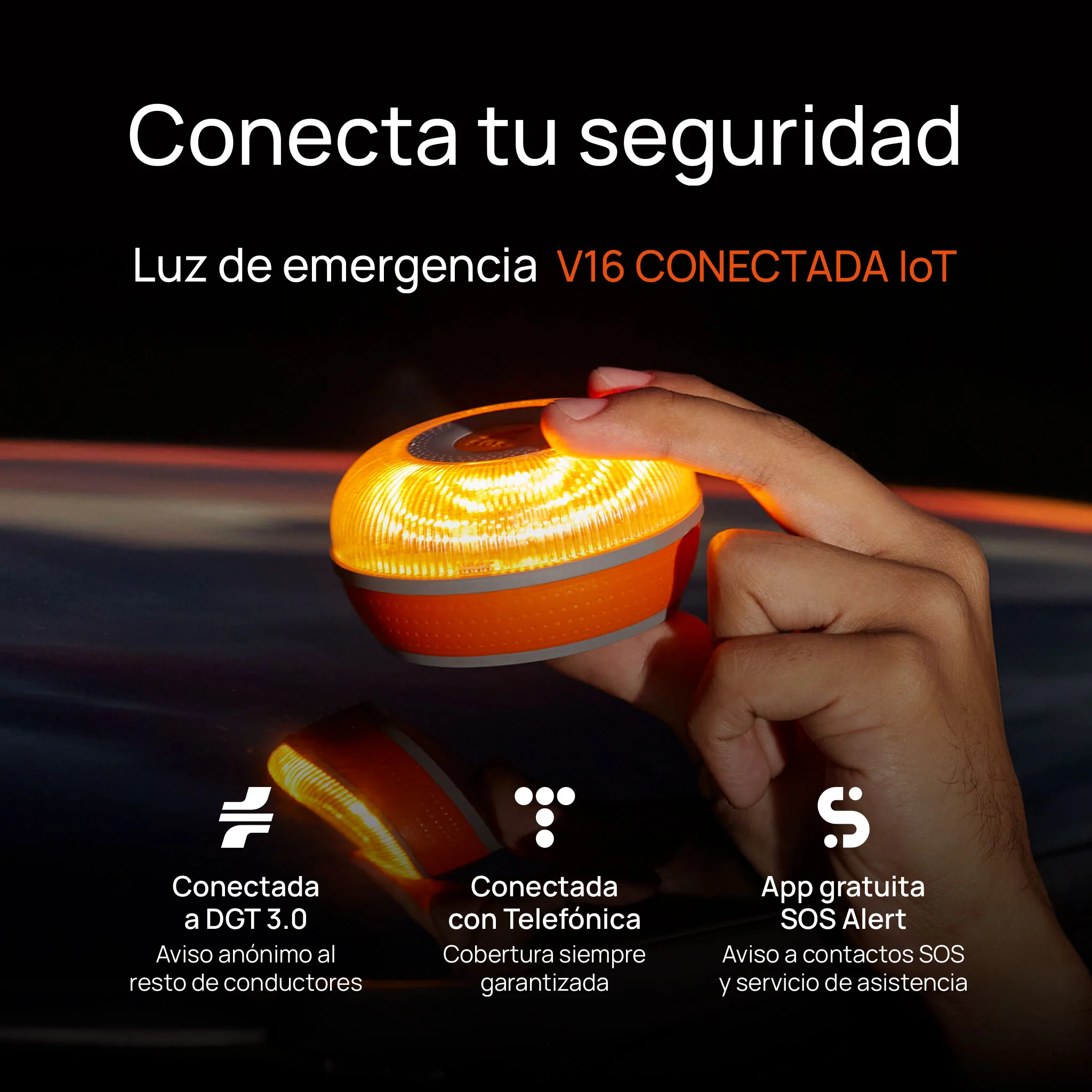 Baliza V16 Seguridad SOS IoT Conectada